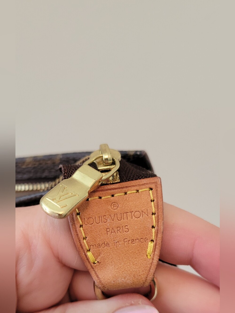 Authentic Louis Vuitton Brown Monogram Pouch - Picture 10 of 13
